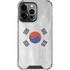 South Korean Flag Distressed iPhone 15 Pro Clear Case